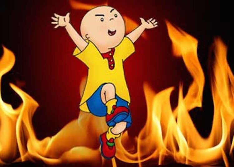 Caillou Robs Bank